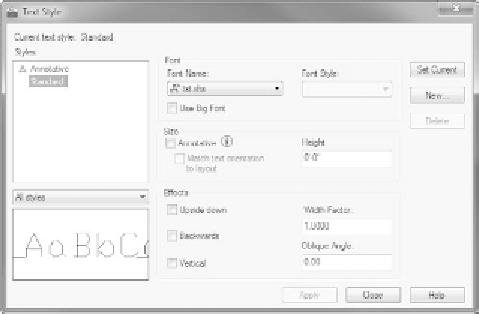Text style dialog box autocad lt for mac